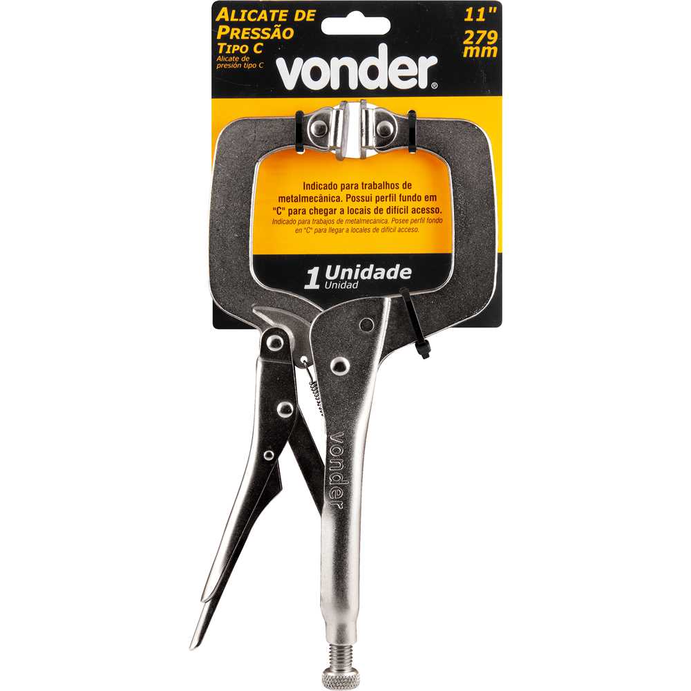 Alicate de pressão 11 tipo C